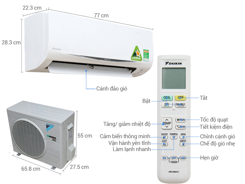 Dịch vụ Sửa máy lạnh Daikin - Điện Lạnh Alo Cold